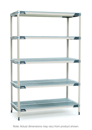 Metro 5X517GX3 Shelving Unit, All Plastic