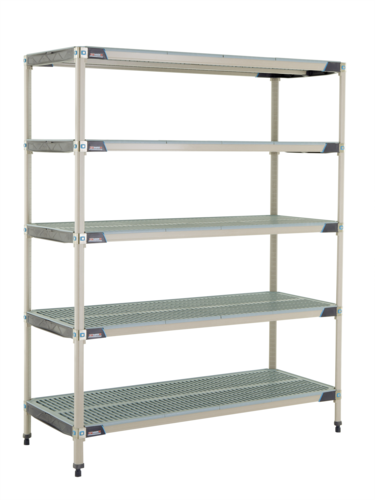 Metro 5X567GX3 Shelving Unit, All Plastic
