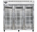 Continental 3RNPT-GD-SD Refrigerator, Pass-Thru