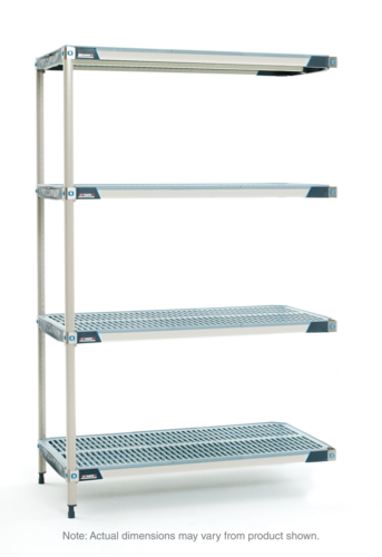 Metro AX376GX3 Shelving Unit, All Plastic