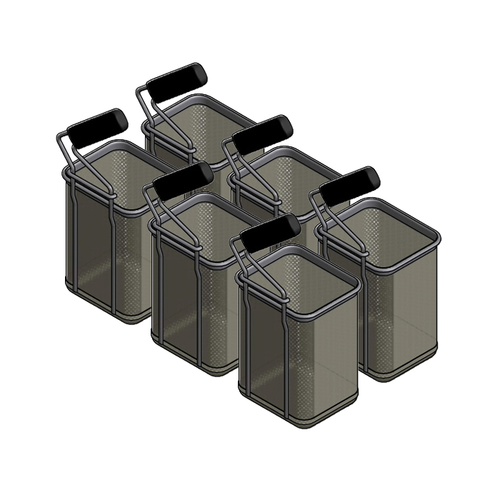Arcobaleno APCB5SET6 Pasta Insert Basket