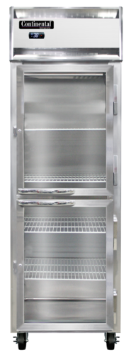 Continental 1RNSSPTHD-GD-SD Refrigerator, Pass-Thru