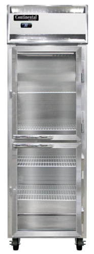 Continental 1RNSAPTHD-GD-SD Refrigerator, Pass-Thru