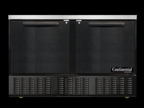 Continental UC48SN-B Refrigerator, Undercounter, Reach-In