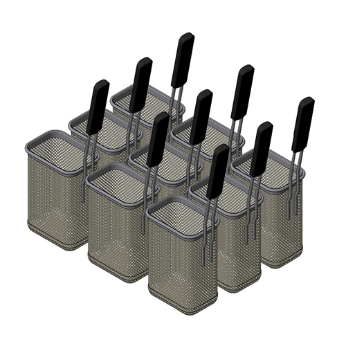 Arcobaleno APCB6SET9 Pasta Insert Basket