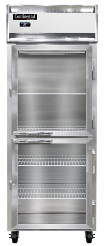 Continental 1RENPTHD-GD-SD Refrigerator, Pass-Thru