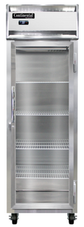 Continental 1RNSAPT-GD-SD Refrigerator, Pass-Thru