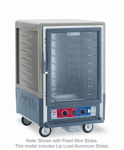Metro C535-CLFC-L-GY Heated Holding Proofing Cabinet, Half-Height