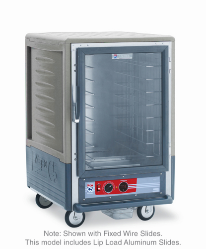 Metro C535-HLFC-L-GYA Heated Cabinet, Mobile