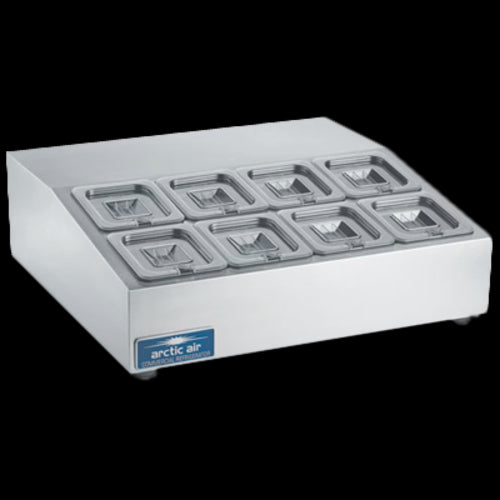 Arctic Air ACP8SQ Refrigerated Countertop Pan Rail