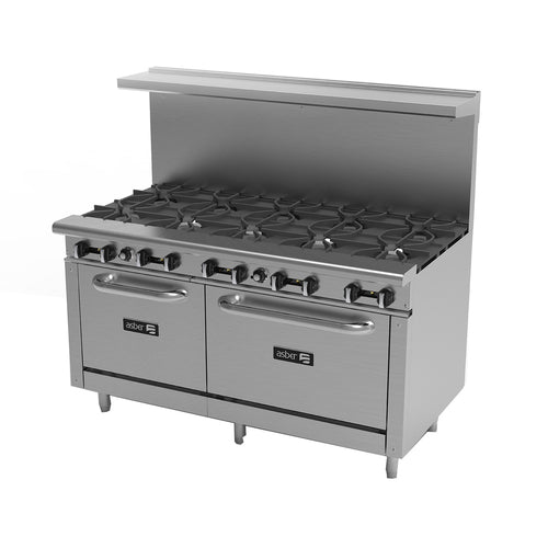 Asber AER-2-B10-60 Range, 60" Restaurant, Gas