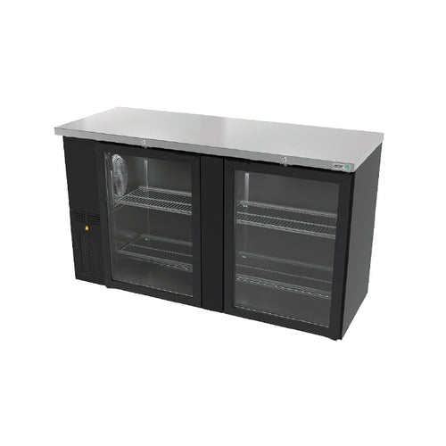 Asber ABBC-24-60G Back Bar Cabinet, Refrigerated