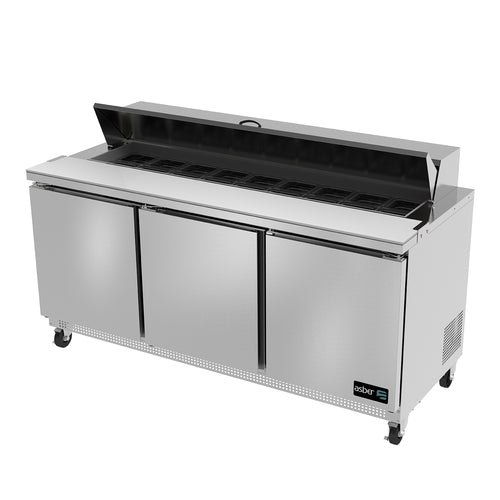 Asber APTS-72-18 Refrigerated Counter, Sandwich / Salad Unit