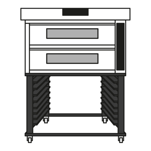 Moretti Forni ID-D 105.65 Pizza Bake Oven, Deck-Type, Electric