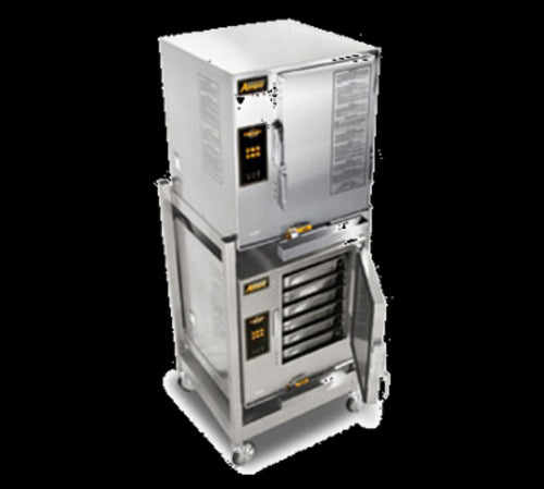 AccuTemp E62403E110 DBL Steamer, Convection, Electric, Boilerless, Floor Model