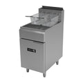 Asber AEF-75-S Fryer, Gas, Floor Model, Full Pot