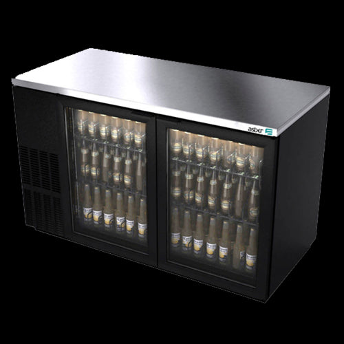 Asber ABBC-58G Back Bar Cabinet, Refrigerated