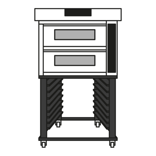 Moretti Forni ID-D 72.72 Pizza Bake Oven, Deck-Type, Electric