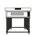 Moretti Forni ID-M 105.65 Pizza Bake Oven, Deck-Type, Electric