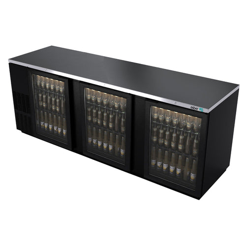 Asber ABBC-94G Back Bar Cabinet, Refrigerated