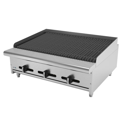 Asber AECRB-36 Charbroiler, Gas, Countertop