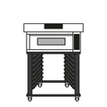 Moretti Forni ID-M 72.72 Pizza Bake Oven, Deck-Type, Electric