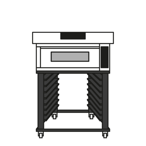 Moretti Forni ID-M 72.72 Pizza Bake Oven, Deck-Type, Electric