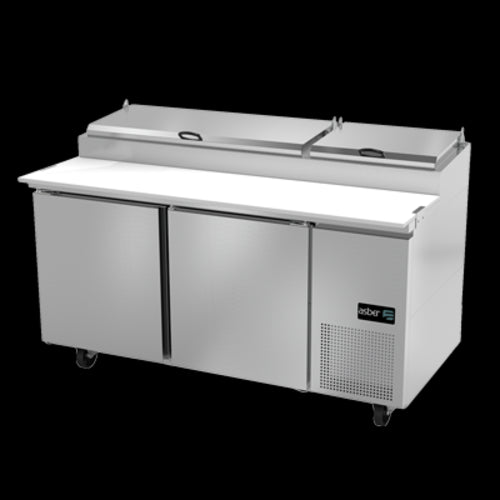 Asber APTP-67 Refrigerated Counter, Pizza Prep Table