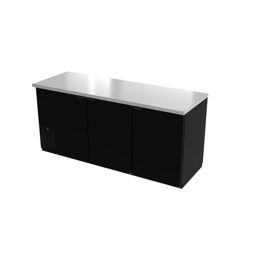 Asber ABBC-78 Back Bar Cabinet, Refrigerated