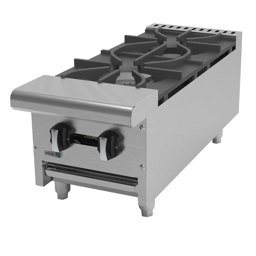 Asber AEHP-2-12 Hotplate, Countertop, Gas