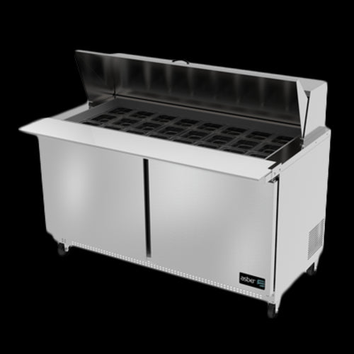 Asber APTM-60-24 Refrigerated Counter, Mega Top Sandwich / Salad Unit
