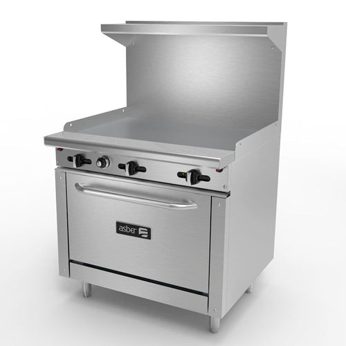 Asber AER-G36-36-H Range, 36" Restaurant, Gas