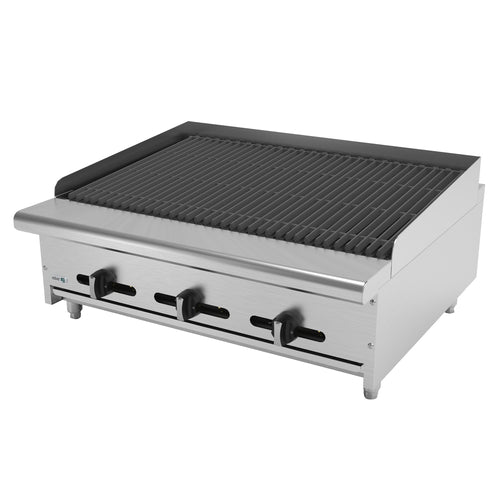 Asber AERB-36 Charbroiler, Gas, Countertop