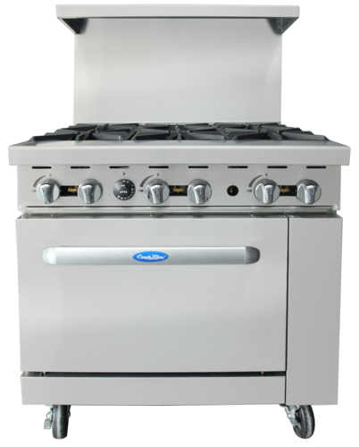 Atosa AGR-6B-NG Range, 36" Restaurant, Gas