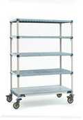 Metro 5Q337EG3 Shelving Unit, Plastic with Poly Exterior Steel Posts