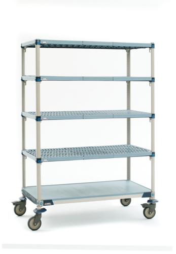 Metro 5Q337EG3 Shelving Unit, Plastic with Poly Exterior Steel Posts