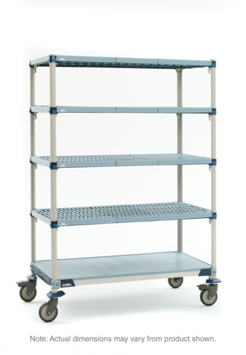 Metro 5Q357EG3 Shelving Unit, Plastic with Poly Exterior Steel Posts