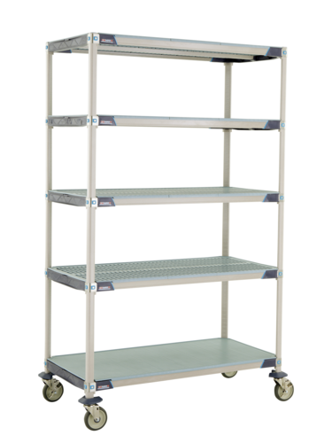 Metro 5X557EGX3 Shelving Unit, All Plastic
