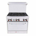 BakeMax BAS36O Range, 36" Restaurant, Gas