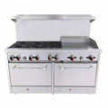 BakeMax BAS36-24-2 Range, 60" Restaurant, Gas