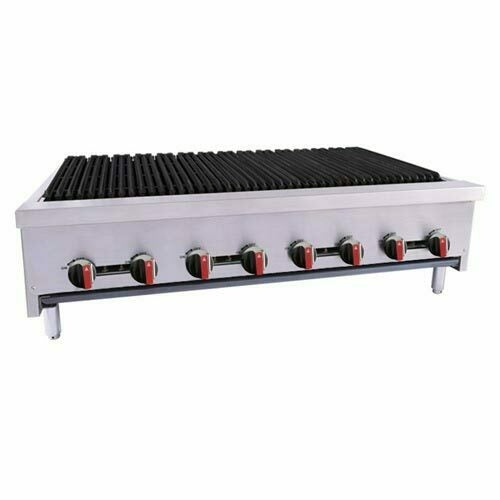BakeMax BACGG48-8 Charbroiler, Gas, Countertop