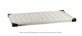 Metro 2136LS Shelving, Louvered Slotted