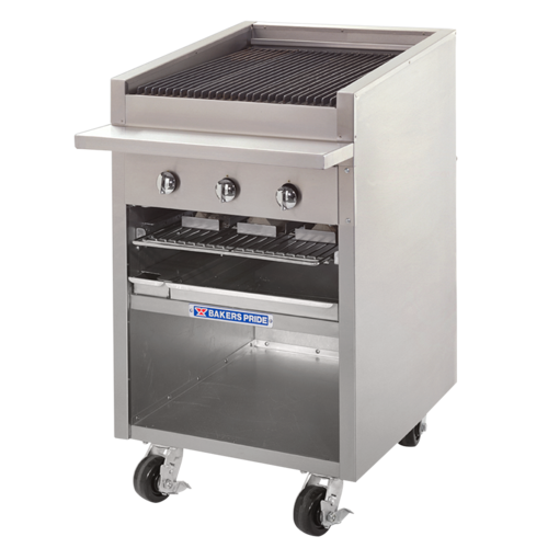 Bakers Pride F-24RS Charbroiler, Gas, Floor Model
