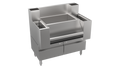 Krowne KR24-M36CS-10 Underbar Ice Bin/Cocktail Station, Bottle Well Bin