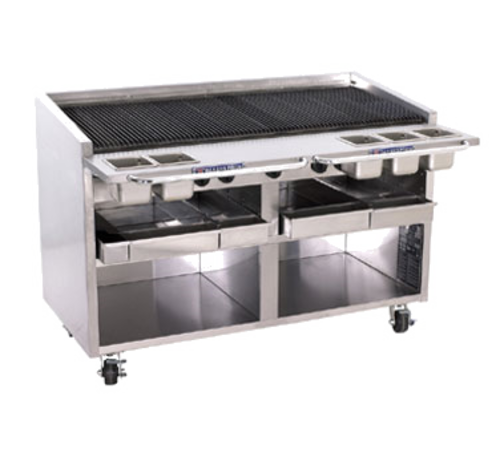 Bakers Pride F-60RS-R Charbroiler, Gas, Floor Model