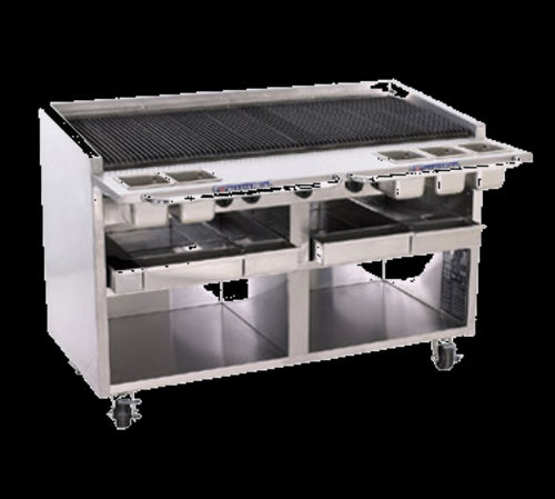 Bakers Pride F-60RS-R Charbroiler, Gas, Floor Model
