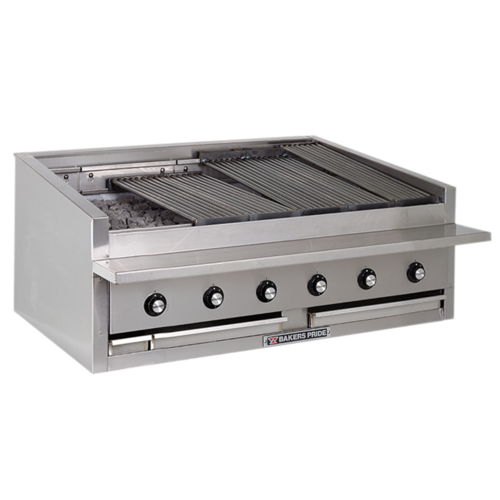 Bakers Pride L-48RS-R Charbroiler, Gas, Countertop