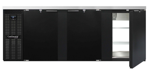 Continental BB90NPT Back Bar Cabinet, Refrigerated, Pass-Thru