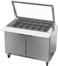 Beverage Air SPE48HC-18M-STL Refrigerated Counter, Mega Top Sandwich / Salad Unit