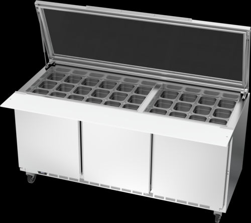 Beverage Air SPE72HC-30M-STL Refrigerated Counter, Mega Top Sandwich / Salad Unit